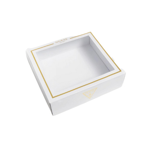 Комплект шапка і снуд Guess White Lurex Gold