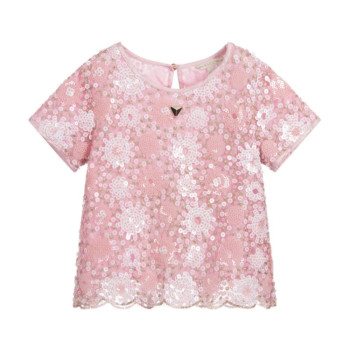 Блуза Guess Kids Pink/White