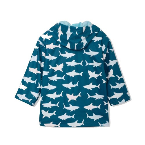 Плащ детский Hatley Great White Sharks Colour Changing