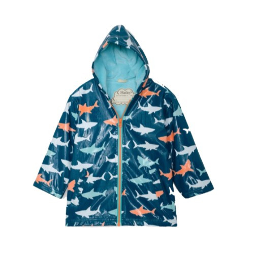 Плащ детский Hatley Great White Sharks Colour Changing