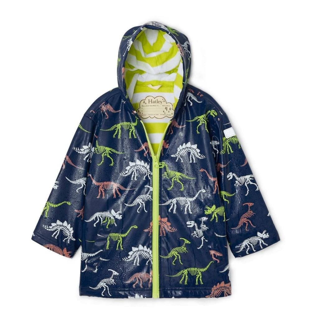 Плащ детский Hatley Dino Fossils Colour Changing