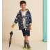Плащ детский Hatley Dino Fossils Colour Changing