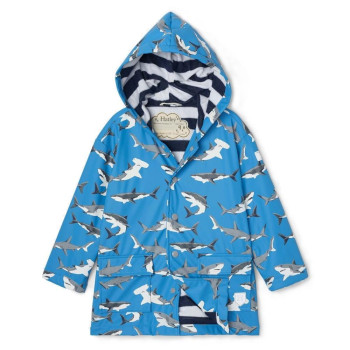 Плащ дитячий Hatley Deep-Sea Sharks Colour Changing