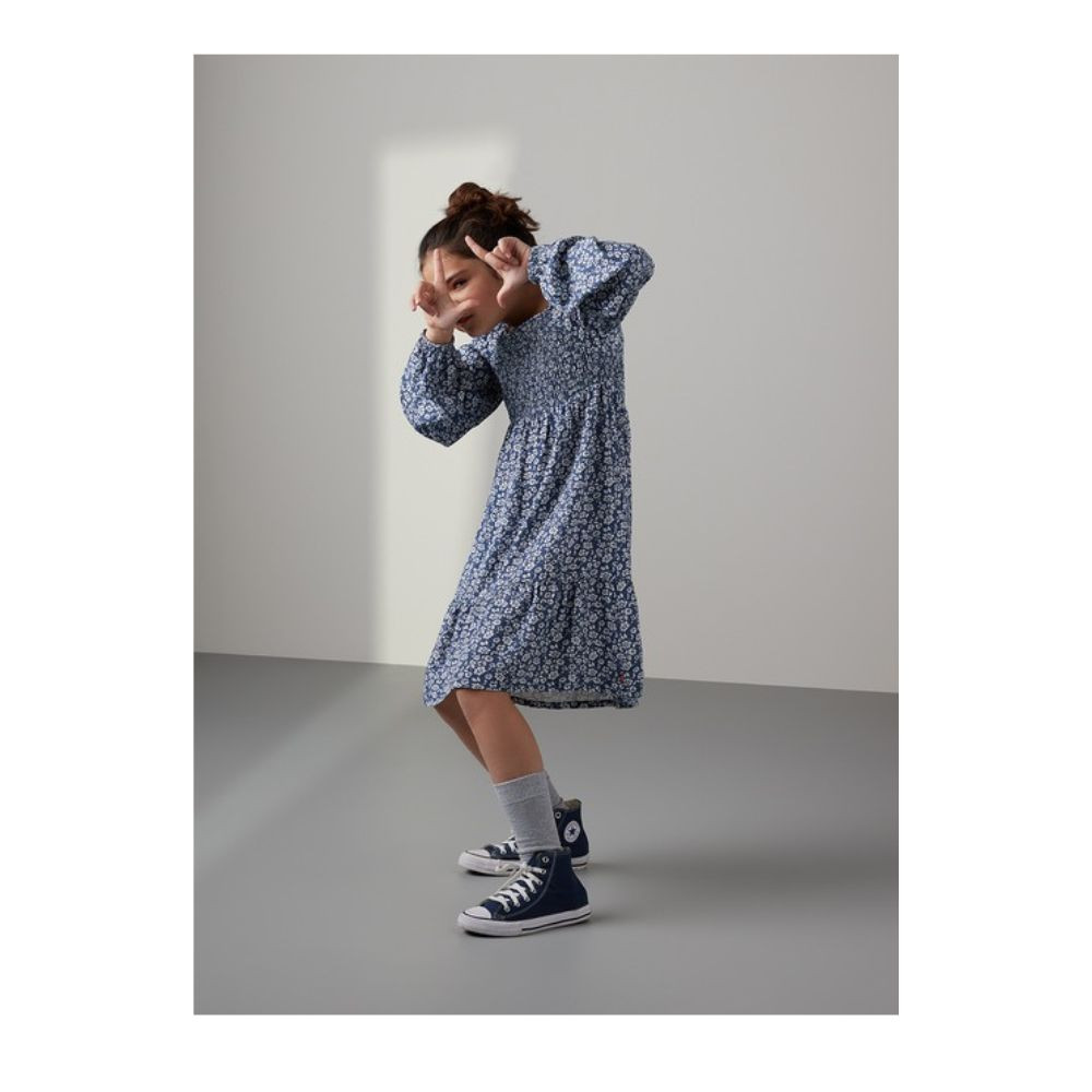 Платье Levi's LONG SLV SMOCKED TOP DRESS