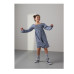 Платье Levi's LONG SLV SMOCKED TOP DRESS
