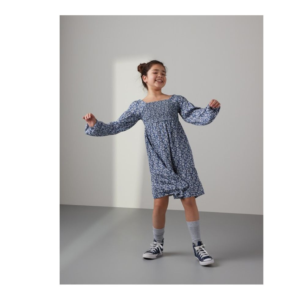 Платье Levi's LONG SLV SMOCKED TOP DRESS