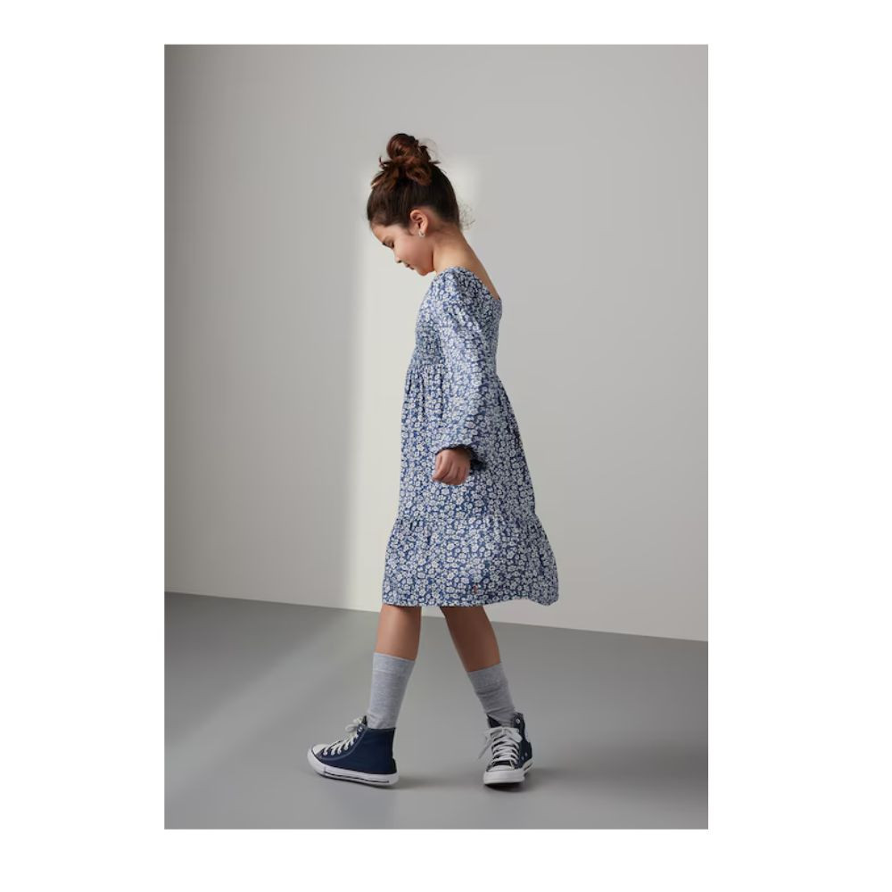 Платье Levi's LONG SLV SMOCKED TOP DRESS