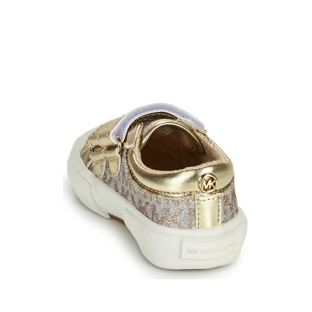 Кроссовки Michael Kors Ima Tinsel Ez-Gold Monogram Glitter