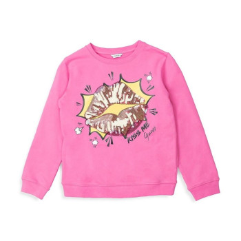 Світшот Guess Kids Pop Pink