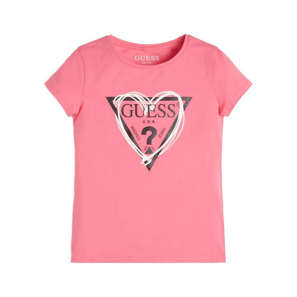 Футболка Guess Kids Pop Pink