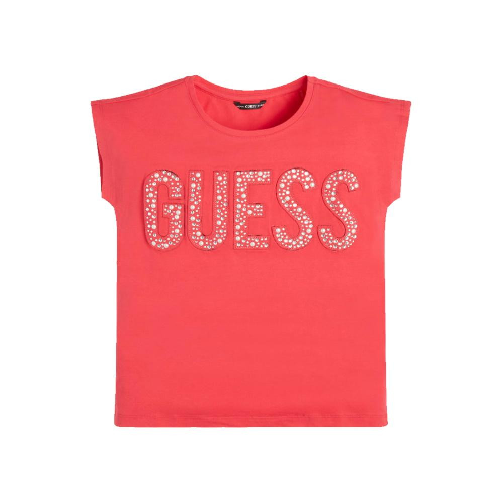 Футболка Guess Kids Punk Rocker Pink B41
