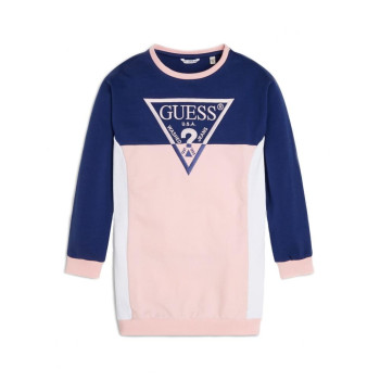 Сукня з довгим рукавом Guess Kids Midnight Pink