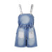 Комбинезон Guess Kids Pink Logo Blue Wash
