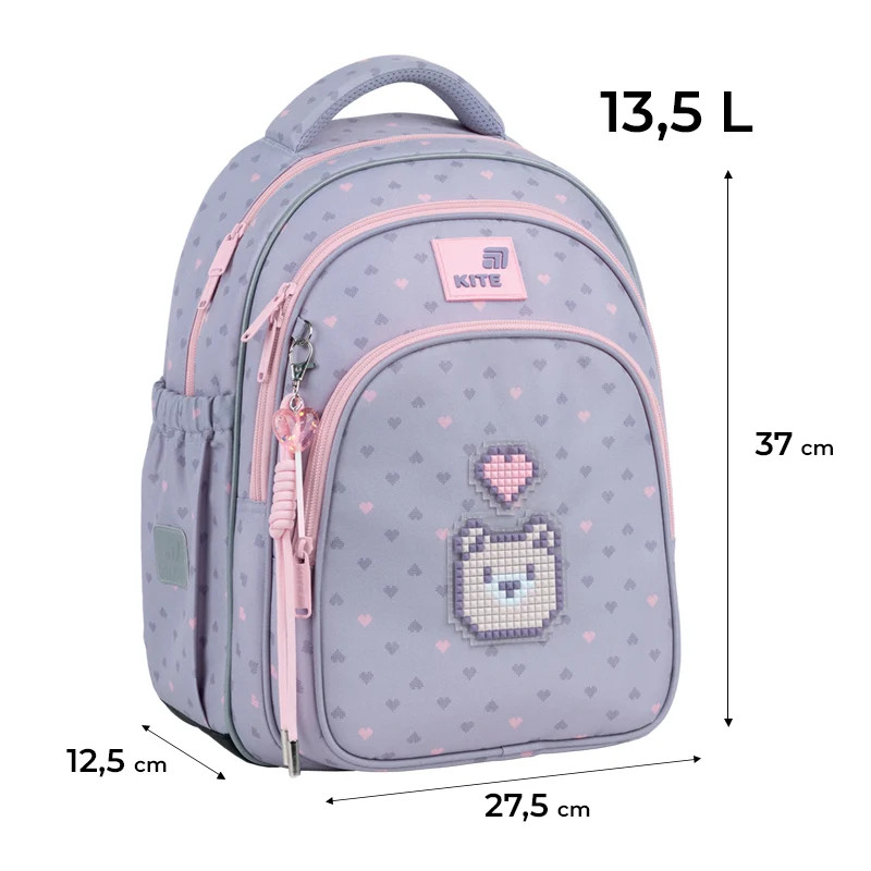 Рюкзак Kite Education 763S Pixel Love