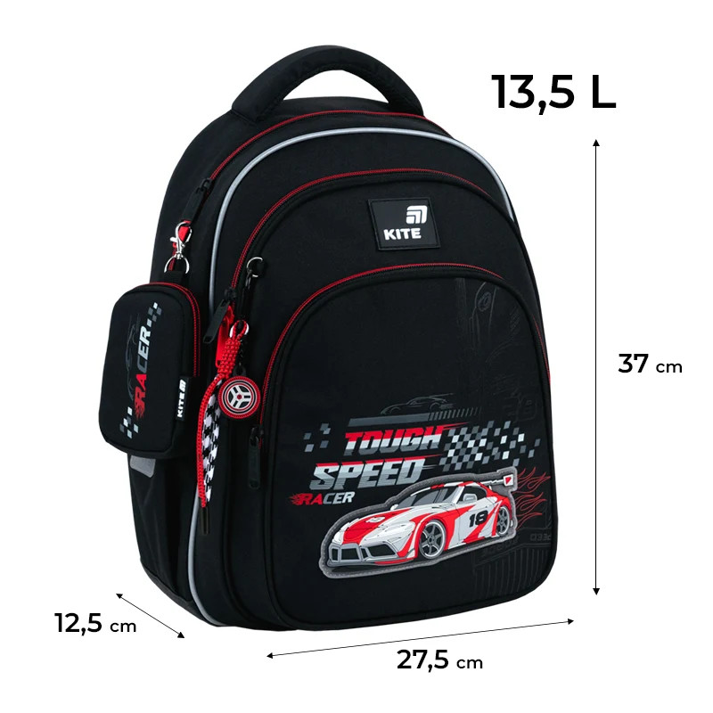 Рюкзак Kite Education 763S Speed Racer