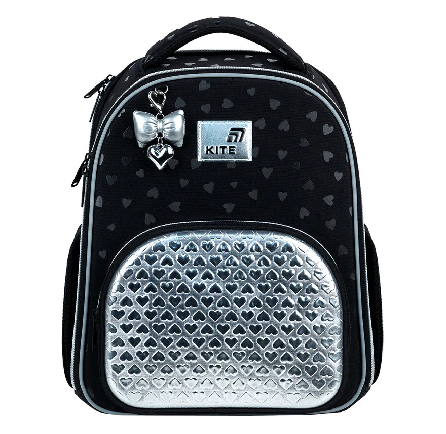 Рюкзак Kite Education каркасний Black&Silver