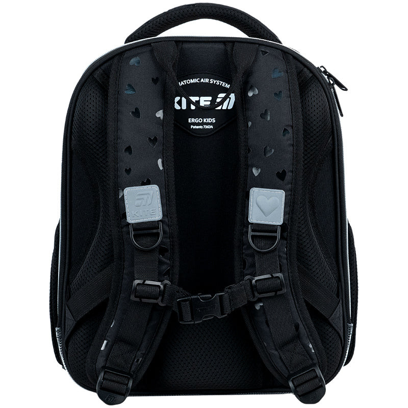 Рюкзак Kite Education каркасний Black&Silver