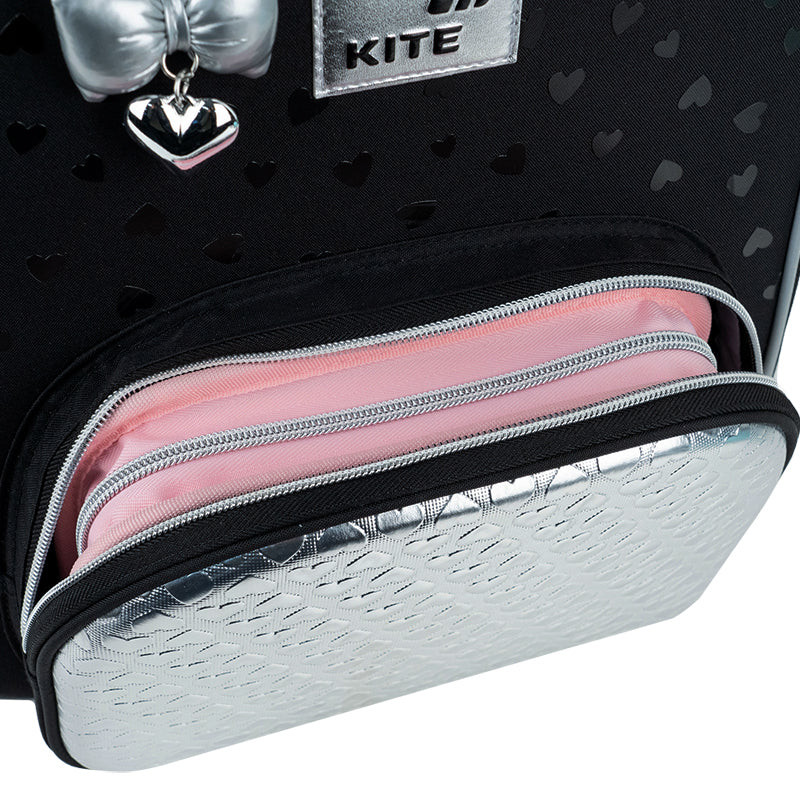 Рюкзак Kite Education каркасний Black&Silver