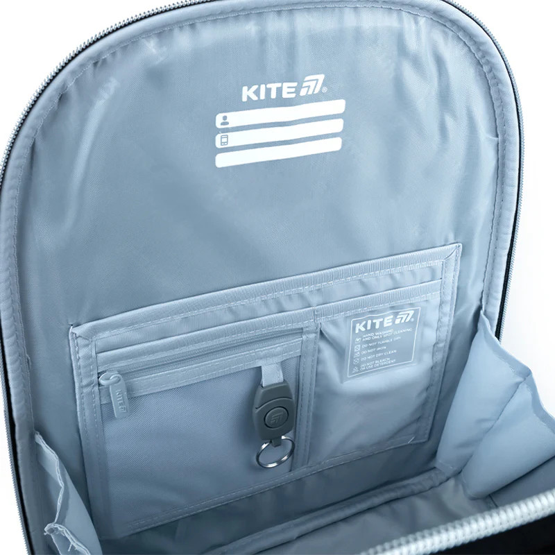 Рюкзак Kite Education каркасний Black&Silver