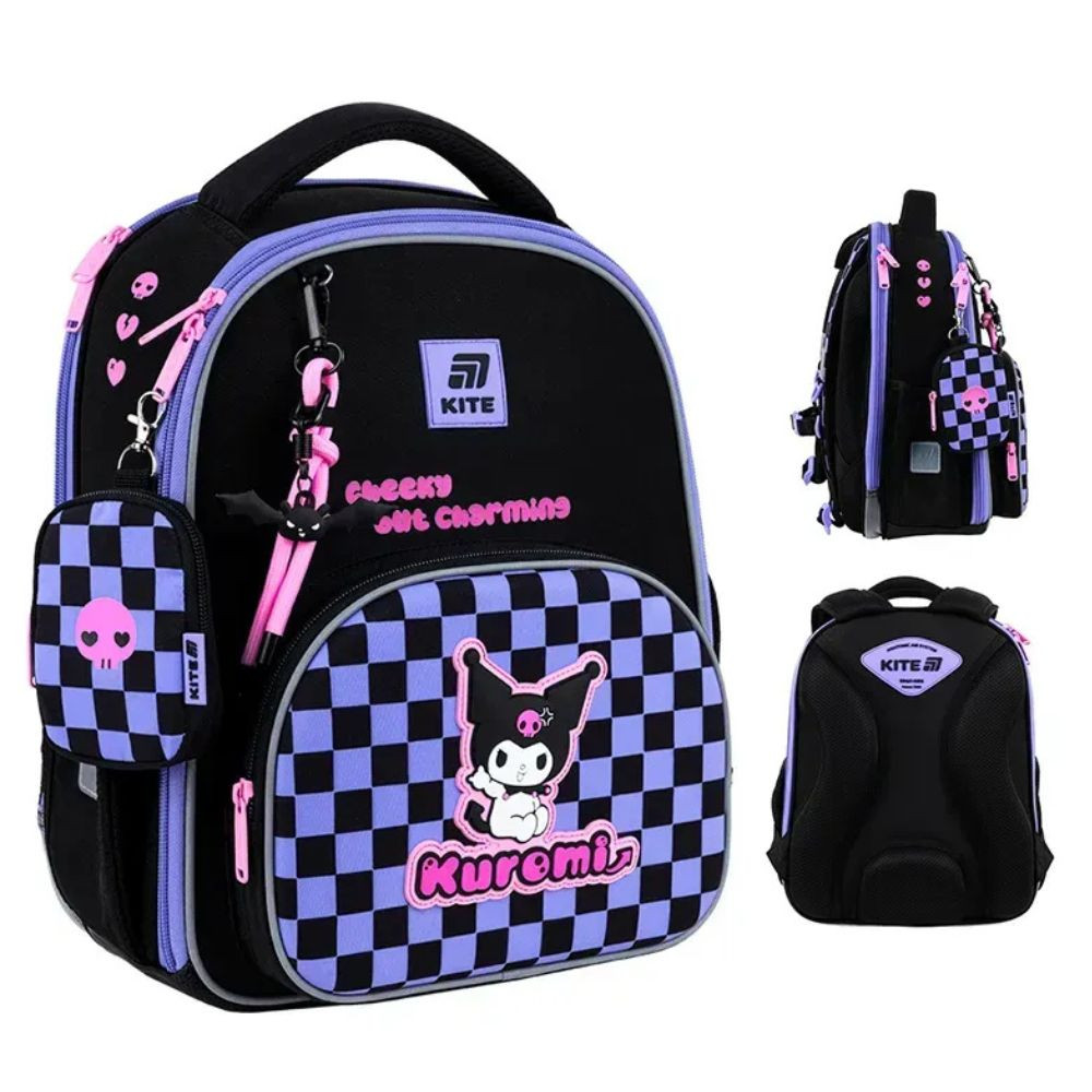 Рюкзак Kite Education каркасный Kuromi