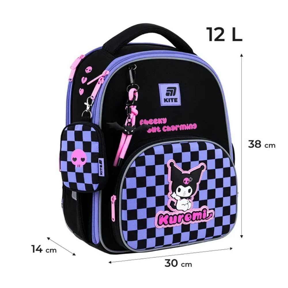 Рюкзак Kite Education каркасный Kuromi