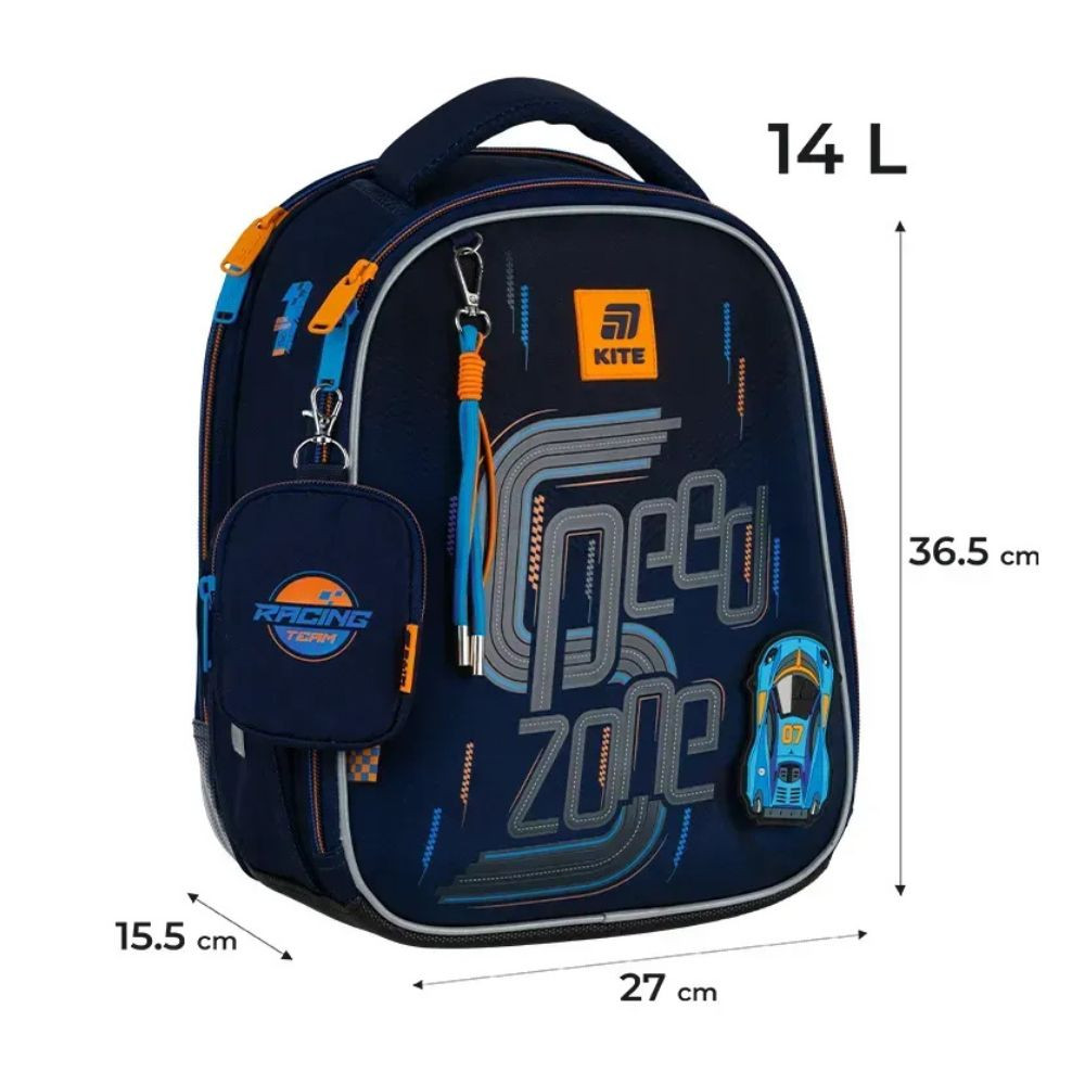 Рюкзак Kite Education каркасний Speed Zone