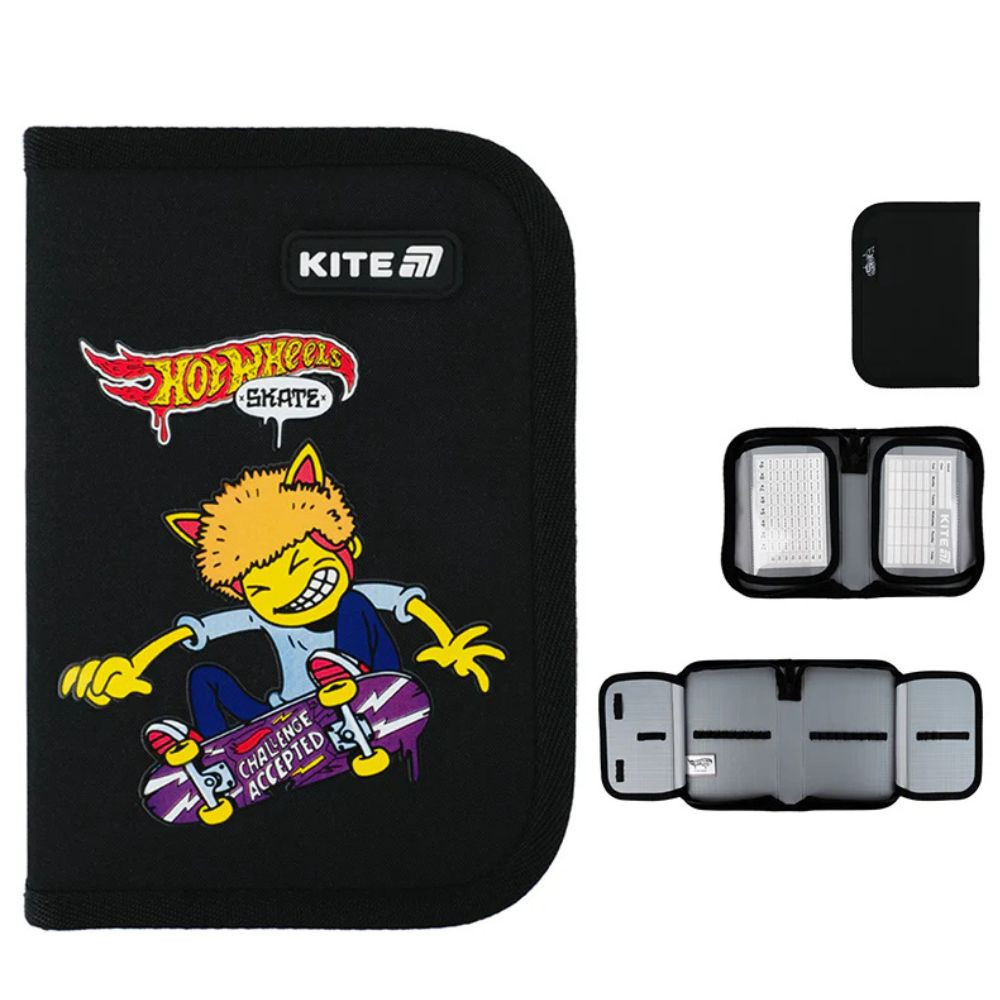 Шкільний набір Kite Education Hot Wheels Skate (рюкзак, пенал, сумка)