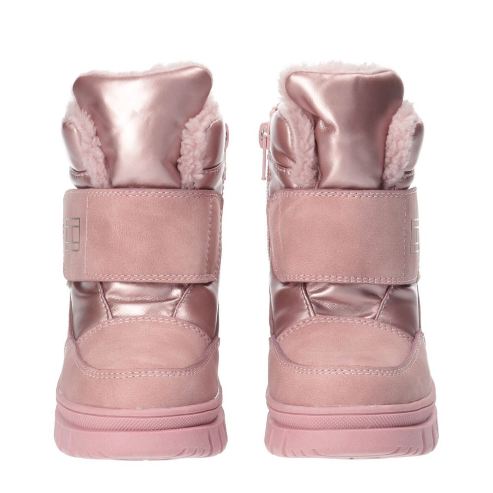 Ботинки зимние Tommy Hilfiger WATERPROOF TRONCHETTO VELCRO ROSA