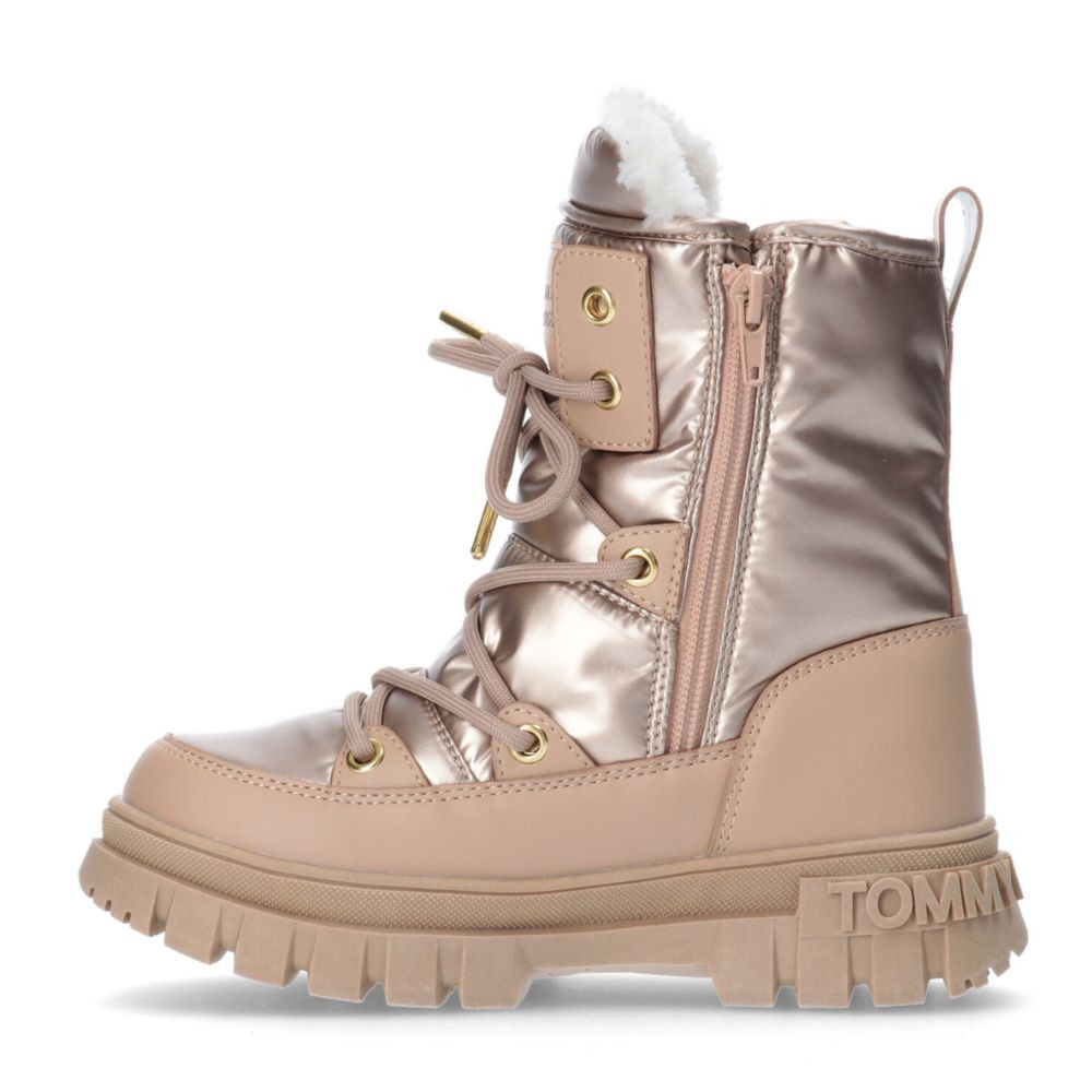 Черевики зимові Tommy Hilfiger WATERPROOF TRONCHETTO BRONZO