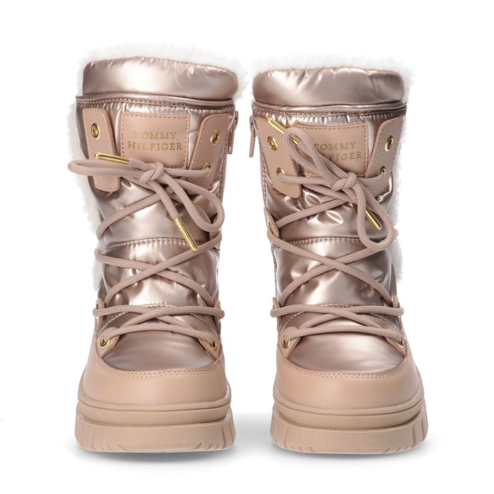 Черевики зимові Tommy Hilfiger WATERPROOF TRONCHETTO BRONZO