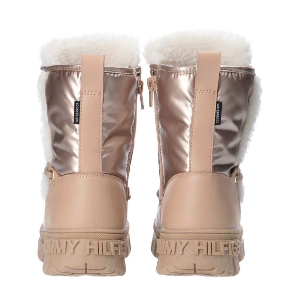 Черевики зимові Tommy Hilfiger WATERPROOF TRONCHETTO BRONZO