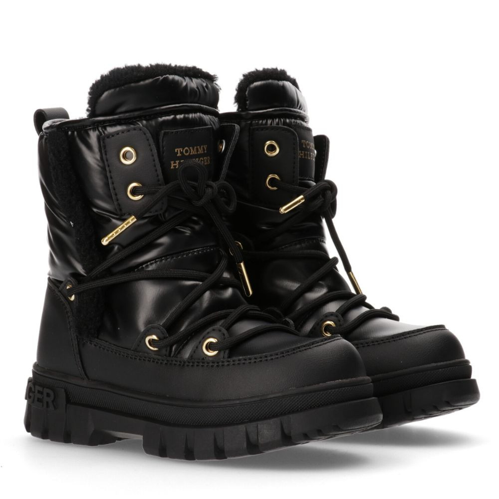 Черевики зимові Tommy Hilfiger WATERPROOF TRONCHETTO NERO