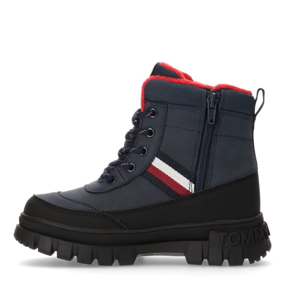 Ботинки зимние Tommy Hilfiger WATERPROOF TRONCHETTO NEVE BLU