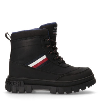 Черевики зимові Tommy Hilfiger WATERPROOF TRONCHETTO NEVE NERO